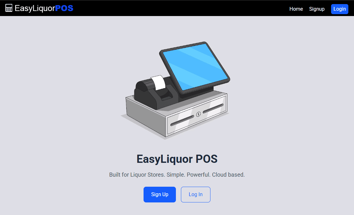 EasyLiquor POS - Web Applications project by JLCreative Solutions